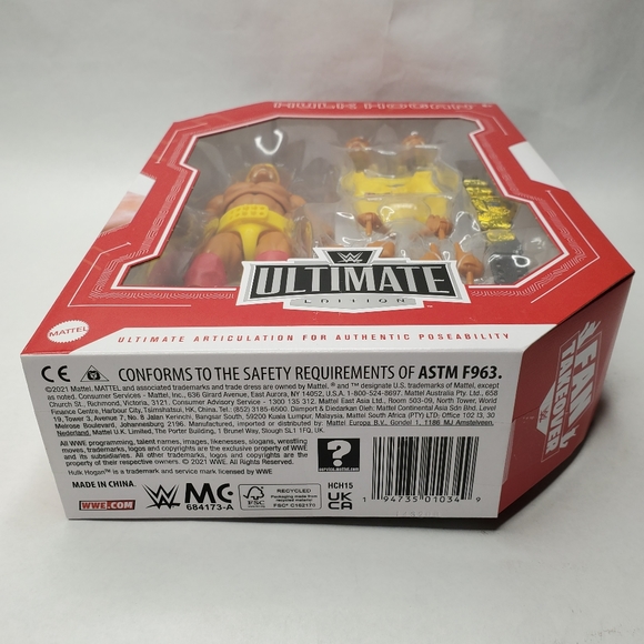 WWE Ultimate Edition Hulk Hogan Wrestling Action Figure Fan Takeover Exclusive - Picture 5 of 6